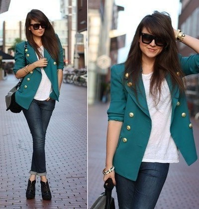 yeşil kısa ceketler