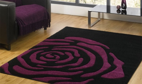 mor gül desenli halı modeli Kadın sitesi kadınca, Mobilya, Dekorasyon