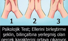 Online Test: Ellerini Birleştirme Biçimin Karakterin İle İlgili İnanılmaz Bilgiler Veriyor