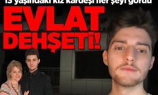 Evlat dhşti! Anne ve babasını öldürdü, 13 yaşındaki kız kardeşi ihbar etti