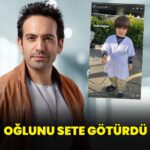 Buğra Gülsoy oğlu Cem’i sete götürdü