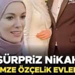 Sürpriz nikah… Gamze Özçelik ile Reshad Strik evlendi