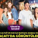 Pınar Altuğ’un kızı ile Mustafa Sandal’ın oğlu Alaçatı’da görüntülendi! ‘Göcek’te tanıştık’