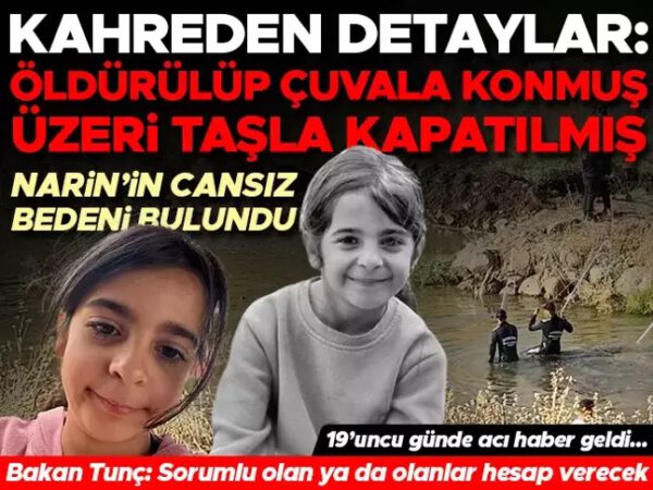 Son dakika! Kayıp Narin Güran’ın cansız bedenine ulaşıldı… Kan donduran detayları Diyarbakır Valisi Zorluoğlu açıkladı