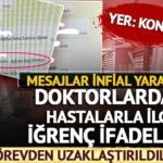 Doktorların mesajları ifşa oldu: Kadın hastalar için skandal ifadeler!