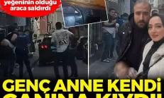 Dayı, 4 yaşındaki yeğeninin olduğu araca taşla saldırmıştı! Genç anne canına kydı.