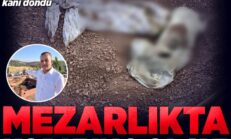 Eskişehir’de mezarlıkta korkunç olay! Bezi açan ekiplerin kanı dondu
